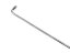Rod of rear brake, bare 610 mm - ČZ 125/150C