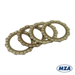 Clutch plates 4pcs (MZA) - Simson