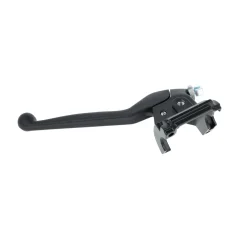 Complete left handlebar bracket - with clutch lever, adjuster screw and small parts (MZA) - Simson S51, S53, S70, S83, SR50, SR80