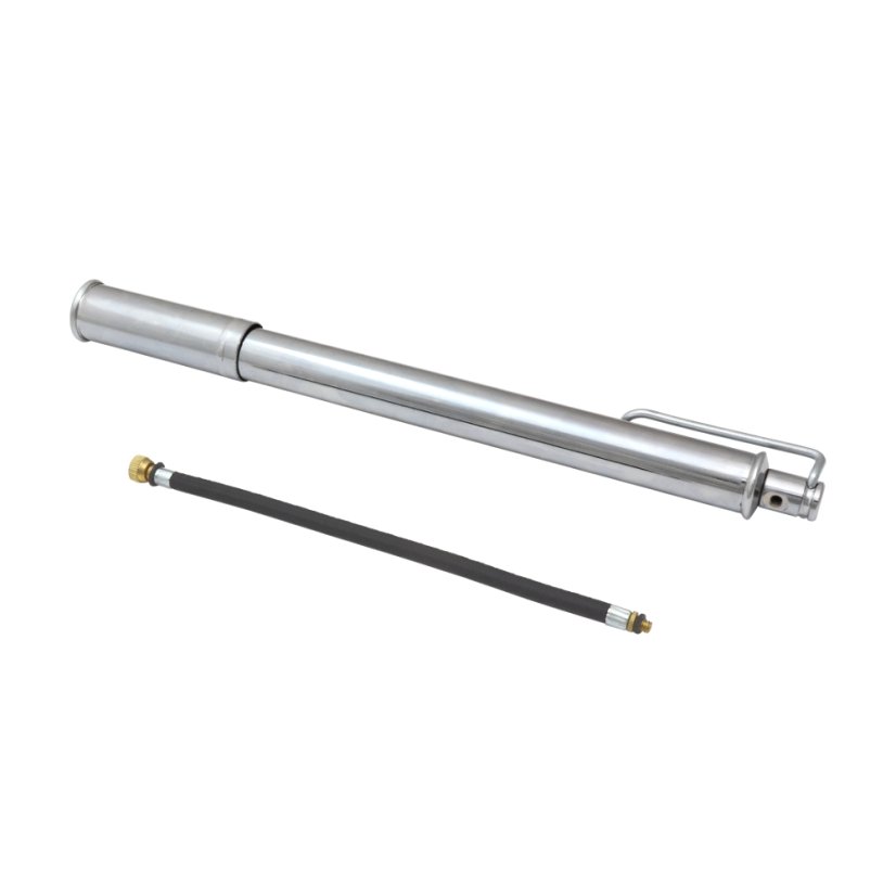 Bike pump MOTO 35 cm, CHROME - UNI Bike pump MOTO 35 cm, CHROME - UNI
