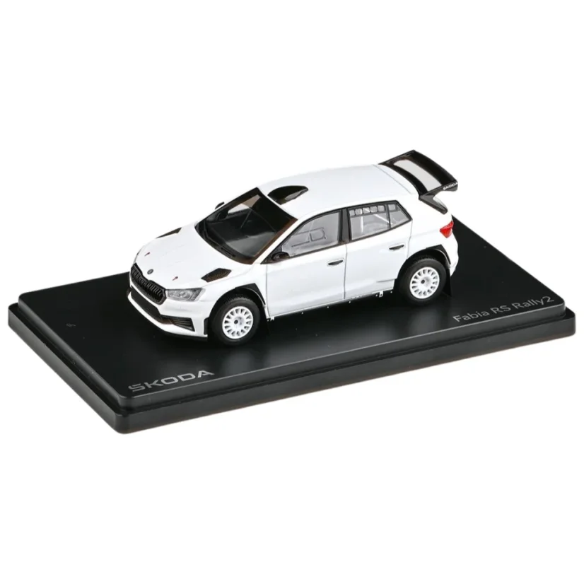 Model Škoda Fabia IV RS Rally2 (2022), gravel wheels (1:43) - white