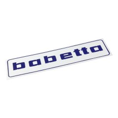 Aufkleber "babetta", BLAU (140x37mm) - Babetta