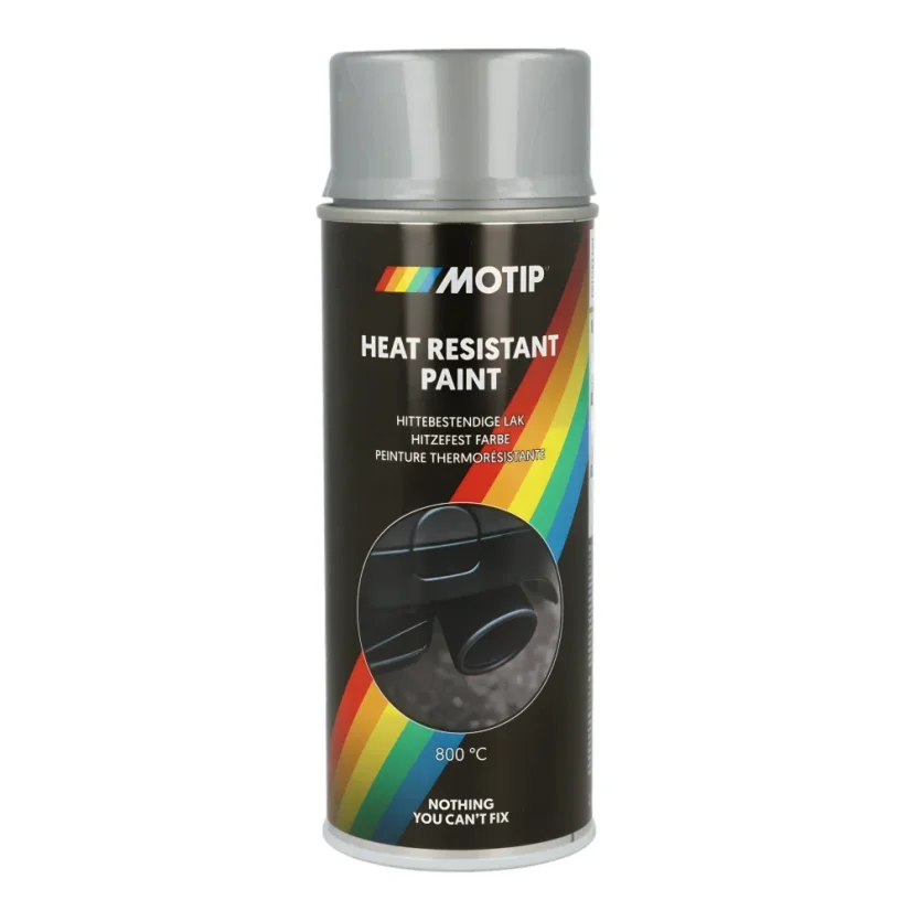 MOTIP - Heat Resistant Paint for Cylinders and Exhausts, SILVER (HEAT RESISTANT) 800 °C