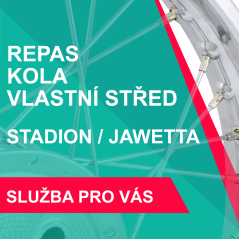REPAS KOLA, VLASTNÍ STŘED, nerezový výplet - Stadion, Jawetta