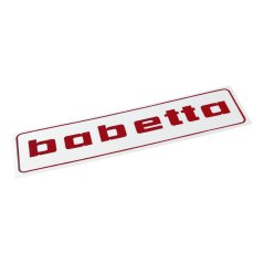 Aufkleber "babetta", ROT (140x37mm) - Babetta