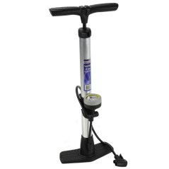 Pumpa ruční s manometrem 38x530mm, hliníkové tělo