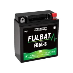 Motorcycle Battery 12V 5Ah FB5L-B GEL (FULBAT)