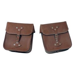 Sada brašen, TMAVĚ HNĚDÁ - JAWA Pérák, ČZ 125/150