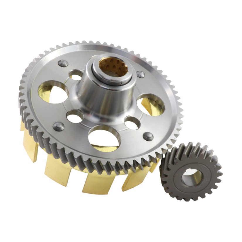 Clutch basket with pinion 62+21 (MZA) - Simson S70, S83, SR80