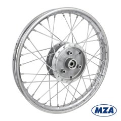 Wheel complete 16x1,6 (MZA), ALUMINIUM RIM - Simson