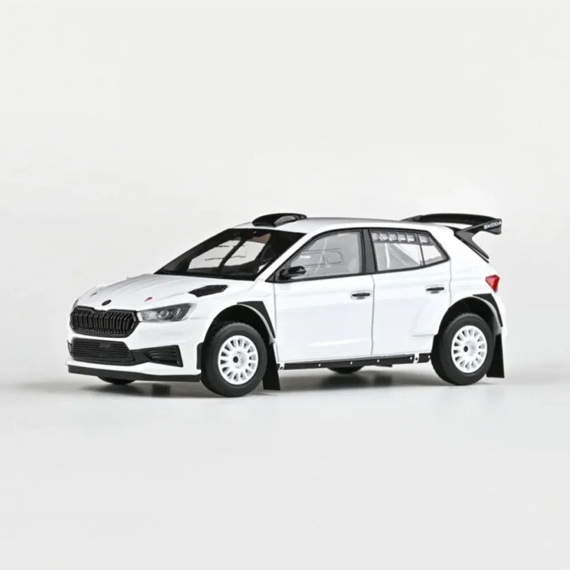 Model Škoda Fabia IV RS Rally2 (2022), gravel wheels (1:43) - white