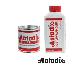 MOTODIX Tankinnenversiegelungs-Set, 2-teilig - für Tanks bis 15 Liter
