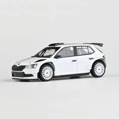 Škoda Fabia Rally2 Evo (2019), asphalt wheels (1:43) - white