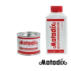 Sada na renováciu vnútra palivovej nádrže MOTODIX, 2-dielna - pre nádrže do 9 litrov
