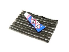 Opravné knoty MOTO černé + vulkanizační roztok FERDUS