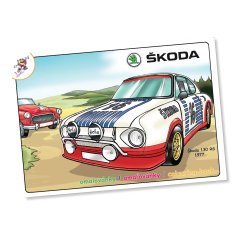 Malbücher - Historische Škoda-Fahrzeuge