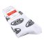 Socken für den echten Motorradfahrer (42-46), WEISS - Schwarze JAWA-Logos
