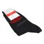 Socken für echte Motorradfahrer (42-46), SCHWARZ - Rotes JAWA-Logo