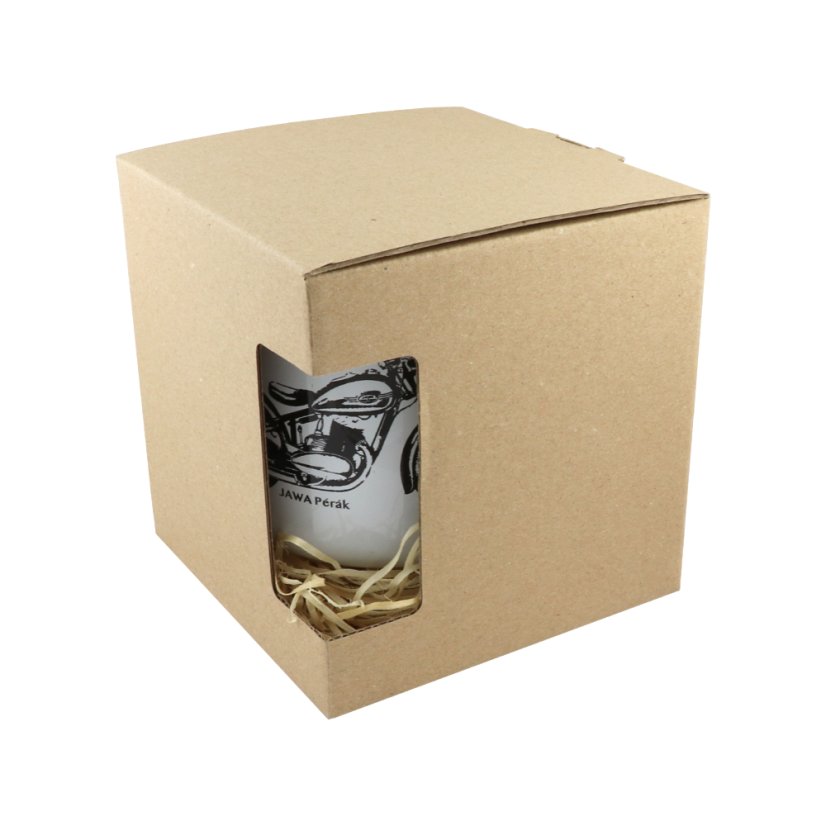 RETRO Blechbecher (400ml) - JAWA Pérák