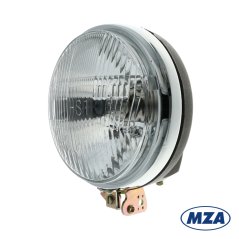 Přední světlo HS1 (vypouklé sklo) 12V (MZA) - Simson S50, S51, S70