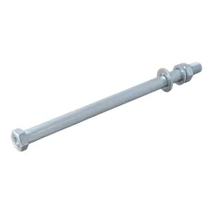 Rear Wheel Axle with Nut, ZINC (17 mm Wrench) – JAWA 50 05, 20, 21, 23