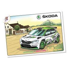 Malbücher - Moderne Škoda-Fahrzeuge