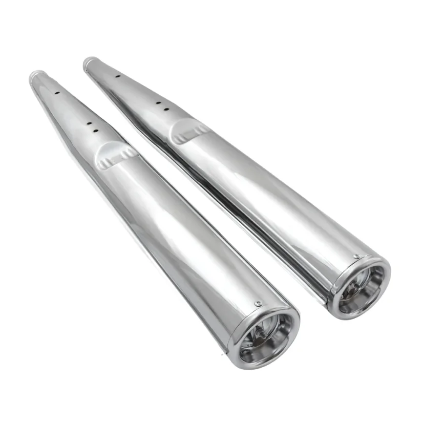 Auspuffe mit Sicke, Satz L+R (TWN) - JAWA 350 639, 640