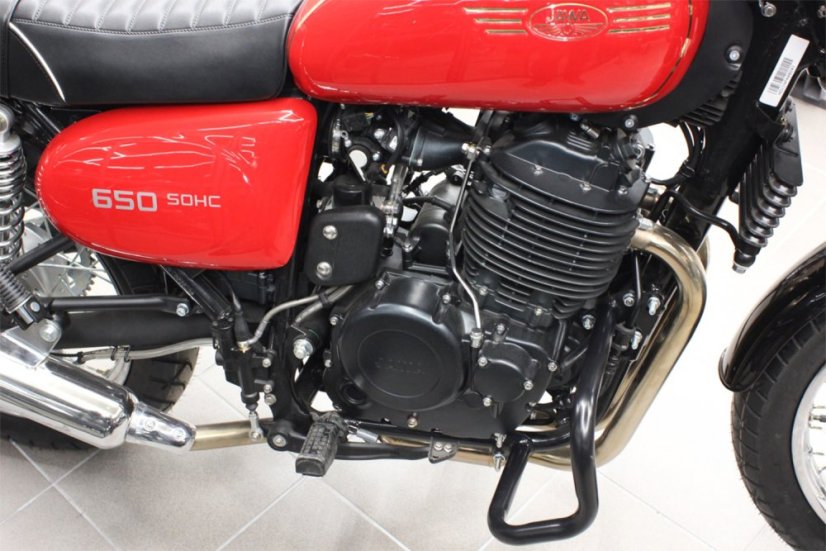 Padací rám, ČERNÝ (EU) - JAWA 350/650 OHC EURO5