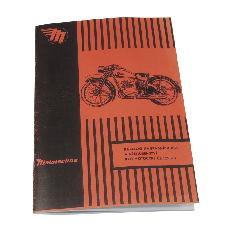 Catalog of spare parts - ČZ 125 B,T
