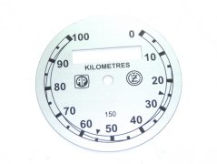 Ciferník tachometru 100 km/h - ČZ 125/150