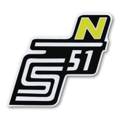 Nálepka schránky "N", ŽLUTÁ - Simson S51