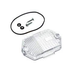 Blinkerkappe, ECKIG / WEISS, Set (MZA) – Simson, MZ