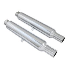 Exhausts L+R, with embossment (SK) - JAWA 500 OHC type 02