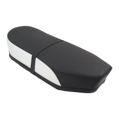 Sedlo (rovné), BÍLO/ČERNÉ (TUR) - JAWA Panelka, ČZ