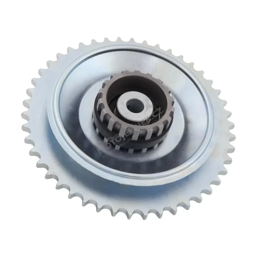 Rosette 46t. (complete with pin), ZINC - JAWA Kývačka