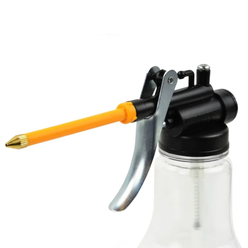 Ölkanne mit starrem Auslauf 250 ml, transparenter Behälter GEKO