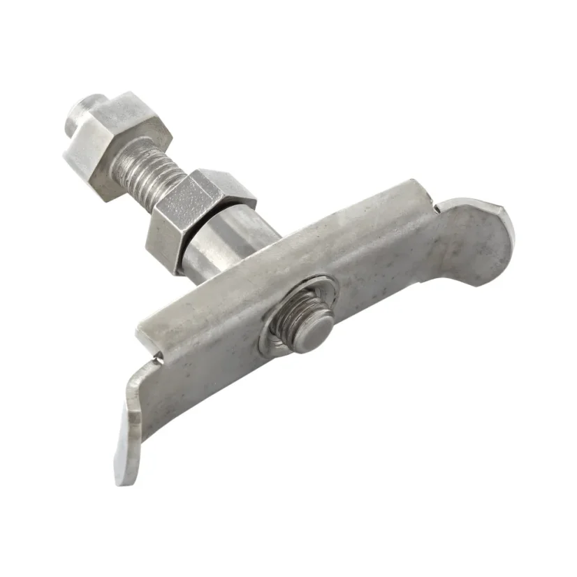 Držák bakelitového krytu baterie, CHROM - ČZ 125 B,T