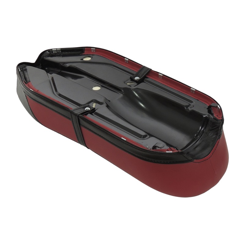 Seat (straight), RED/BLACK (TUR) - JAWA Panelka, ČZ