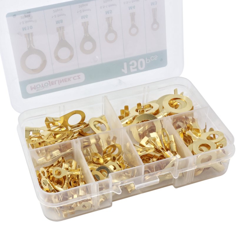 Set of Crimp Cable Lugs 3–10 mm (150 pcs)