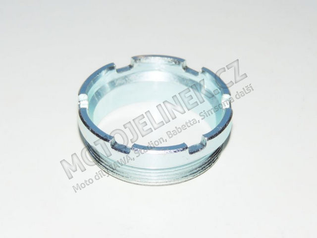 Nut of exhaust elbow, ZINC - JAWA 250 Panelka