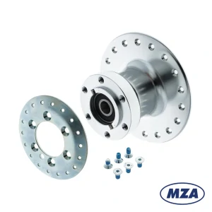 Přední náboj kola pro kotoučovou brzdu, HLINÍK, ELOXOVANÝ (MZA) - Simson