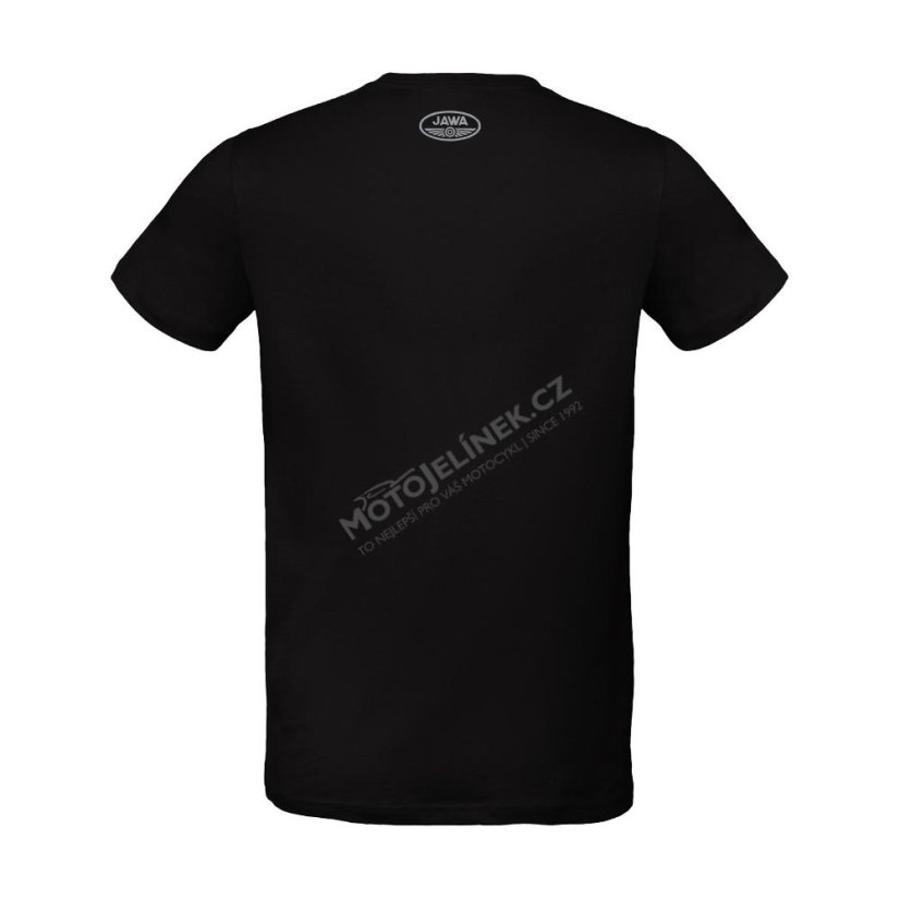T-Shirt (L), Schwarz - Motor JAWA 500 OHC