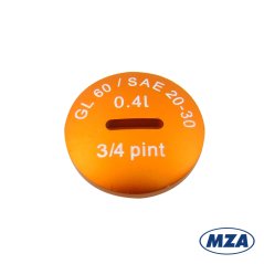Zátka oleje ALU, ORANŽOVÁ (MZA) - Simson