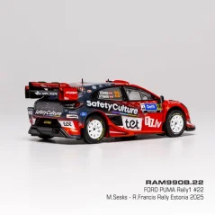 Ford Puma Rally1, Rally Estonia, 2025, #22, M.Sesks/R.Francis, 1:43 IXO RAM990B.22