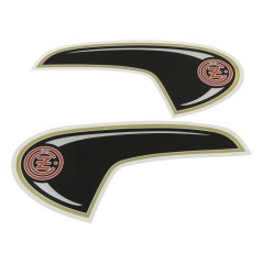 Nálepky nádrže (2ks) - ČZ 476-477