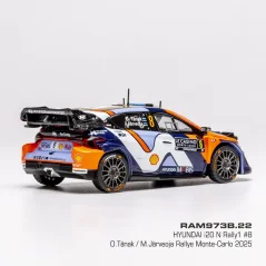 Hyundai i20 N Rally1, WRC, Rally Monte Carlo, 2025, #8, O.Tänak/M.Järveoja, 1:43 IXO RAM973B.22