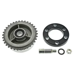 Rear sprocket 34T, complete set (MZA) – Simson S50, S51, S53, S70, S83, KR51
