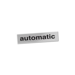 Aufkleber "automatic", SILBERNER HINTERGRUND - Babetta (1 Stk.)