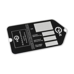 Frame label (printed), ZVL - Babetta