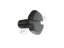 Screw of sprocket wheel with groove, BLACK - ČZ 125 B,T